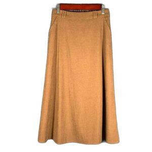 Grace & Chili Brown Faux Suede Skirt Size Small #846
